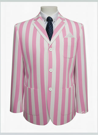 Pink and White Boating Blazer