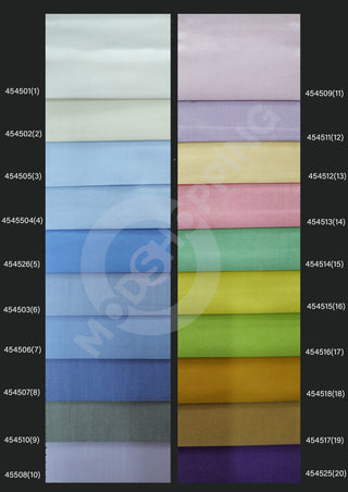Custom Shirt - Plain Color 100% Cotton Shirting Fabric