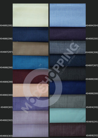 Custom Shirt - Plain Color 100% Cotton Shirting Fabric