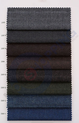 Bespoke 2 Piece Plain Color Tweed Suit