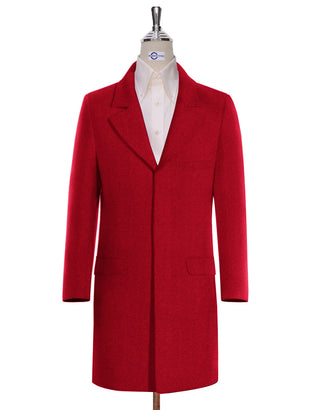 Long Coat | 60s Vintage Style Red Winter Long Coat