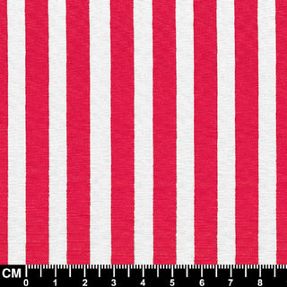 Red & White Stripe Penny Pin Collar Shirt – Vintage Mod Style