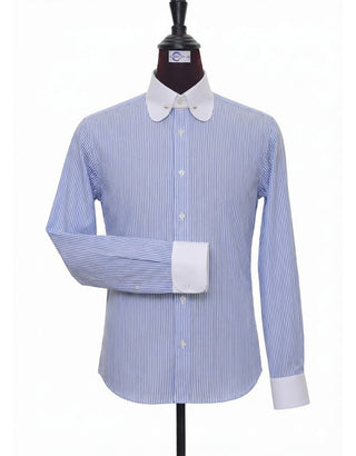 Sky Blue Pinstripe Shirt