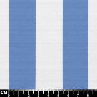 Sky Blue and White Striped Fabric