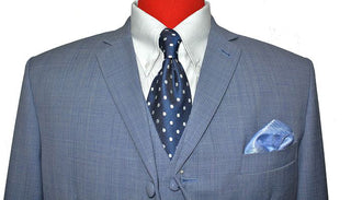 Steel Blue Tailored Suit