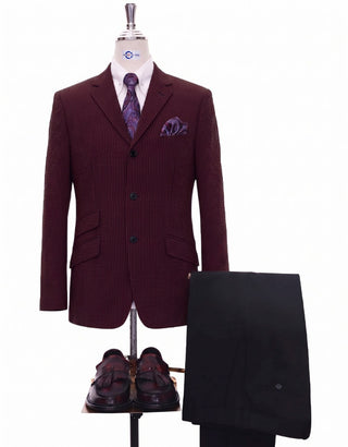 Burgundy Summer Blazer TEX Centella COL 19