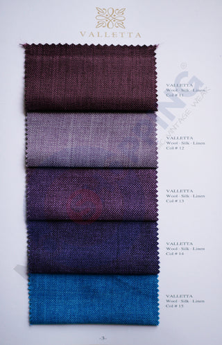 Custom 3 Piece Suit -  Valletta Fabric Collection 3 Piece Suit