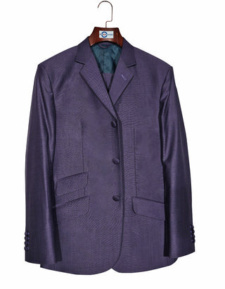 Violet and Black Two Tone Suit