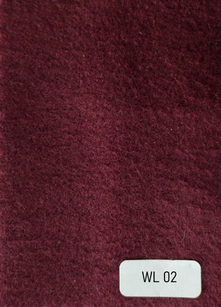 60's Retro Burgundy Double Breasted Pea Coat