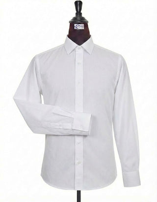 White Color Spread Collar Shirt