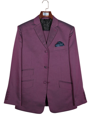 Wine and Blue Two Tone Suit