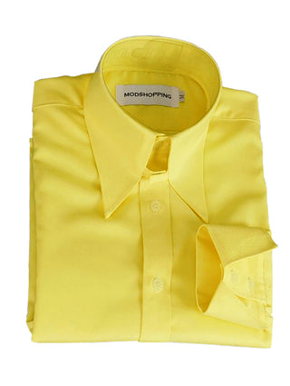 Yellow Tab Collar Shirt