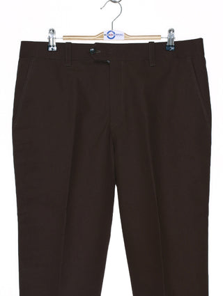 Sta Press Trousers | 60s Style Chocolate Brown Men's Trouser