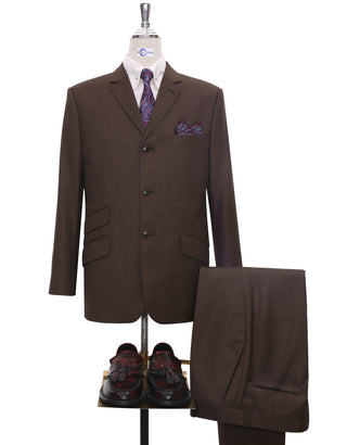 Essential Brown Wedding Suit