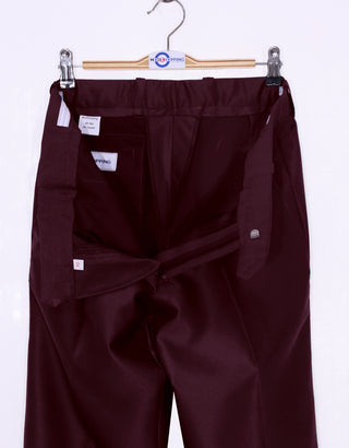 Tonic Suit | Mod Fashion Burgundy Tonic Suit