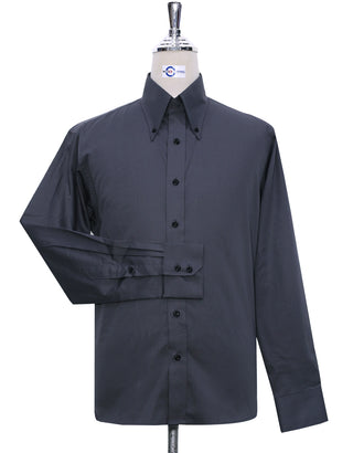 Charcoal Grey Button Down Collar Shirt