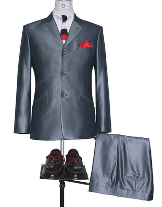Mod Fashion Silver Tonic Suit