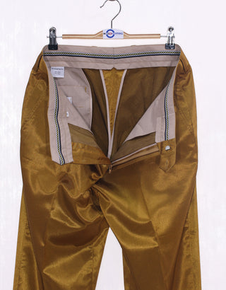 Burnt Gold And Black Two Tone Trouser