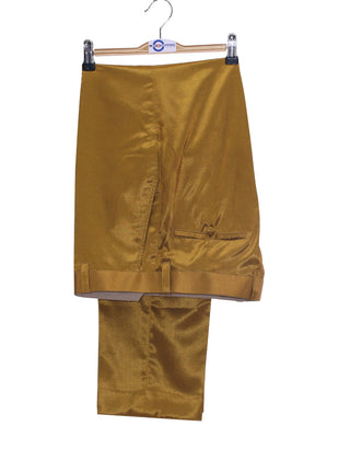 Burnt Gold And Black Two Tone Trouser