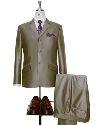 Tonic Suit | Mod Clothing 60s Fashion Gold Tonic Suit