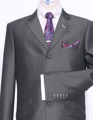 Black and  Grey Two Tone Suit