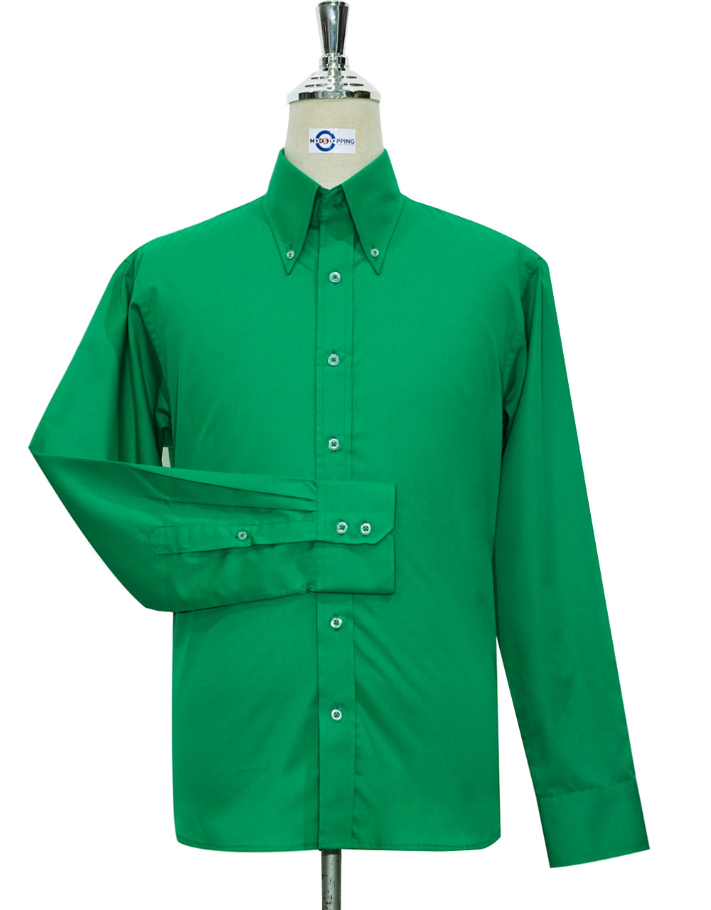 Button Down Collar Shirt | Green Formal Shirt Modshopping Clothing Button Down Collar Shirt | Green Formal Shirt Modshopping Clothing