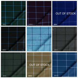 Custom Trouser | Windowpane Check Trouser