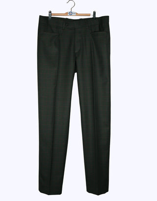 Multi Color Green, Burgundy and Black Goldhawk Suit