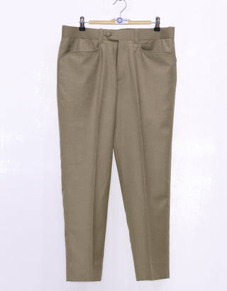 60s Mod Fashion Pale Brown Suit