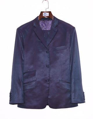 Retro Mod Red & Blue Two-Tone Three-Piece Suit