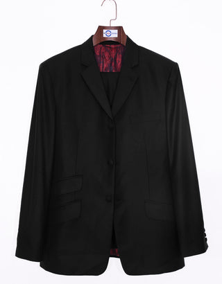 Essential Black 3 Piece Suit - Modshopping Clothing