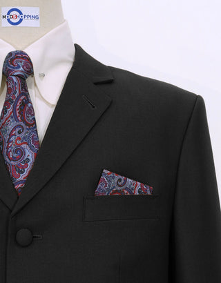 Black Suit | Essential Black Wedding Suit - Modshopping Clothing