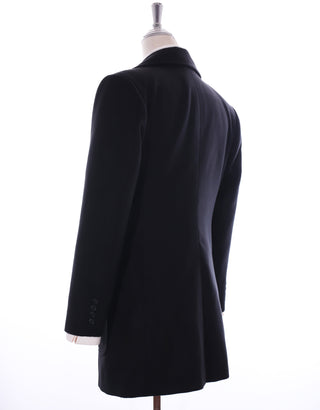 60s Mod Retro Black Pea Coat - Modshopping Clothing