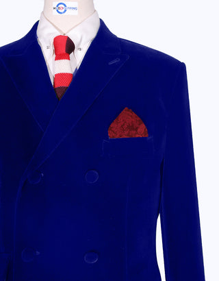 Blue Double Breasted Jacket
