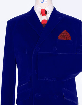 Blue Double Breasted Jacket