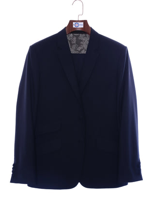 Two Button Suit - Dark Navy Blue Suit - Modshopping Clothing