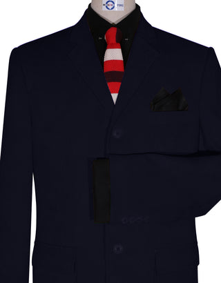 Corduroy Jacket - Navy Blue Corduroy Jacket - Modshopping Clothing