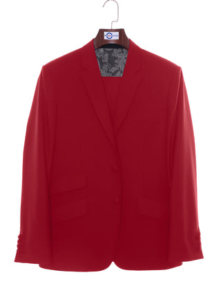 Two Button Suit - Red Suit - Modshopping Clothing