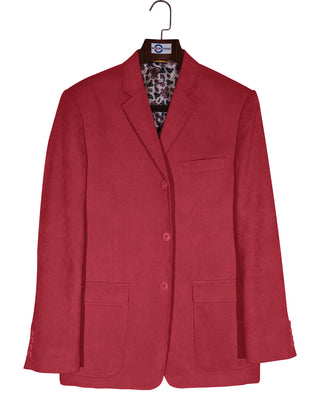 Corduroy Jacket - Red Berry Corduroy Jacket - Modshopping Clothing