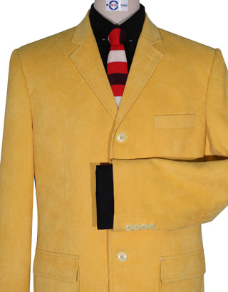 Corduroy Jacket - Mustard Corduroy Jacket - Modshopping Clothing