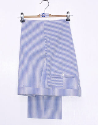 Seersucker Suit Tailored 3 Button Mod Suit