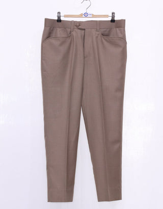 60s Mod Fashion Pale Brown Suit - Modshopping Clothing