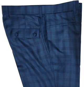 Navy Blue Prince Of Wales Check Suit - Modshopping Clothing