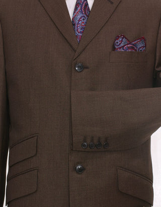 Essential Brown Wedding Suit - Modshopping Clothing