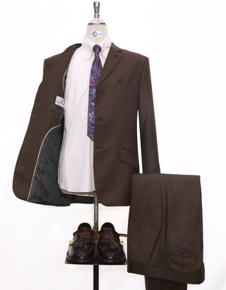 Essential Brown Wedding Suit - Modshopping Clothing