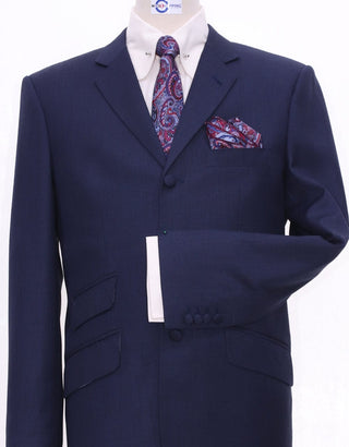 Essential Navy Blue Wedding Suit - Modshopping Clothing