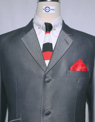 Mod Fashion Silver Tonic Suit