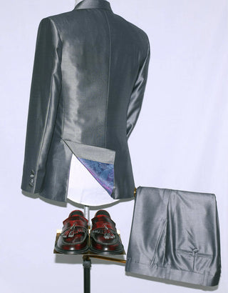 Mod Fashion Silver Tonic Suit