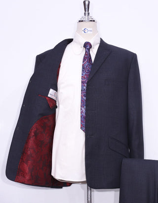 Charcoal Grey Prince Of Wales Check Suit - Modshopping Clothing