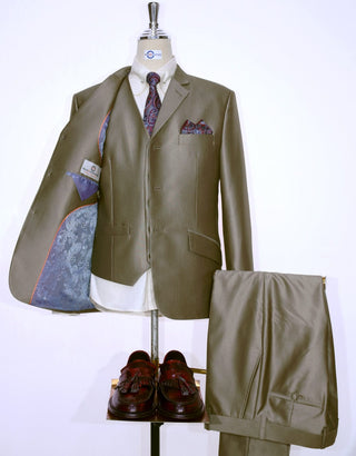Gold Tonic 3 Piece Suit - Modshopping Clothing